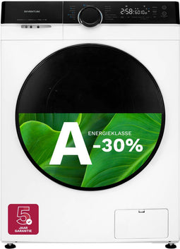 Inventum VWM1010W - Wasmachine - 10kg - 14 programma's - Steam Clean - Stil 72 dB - Wit/Zwart