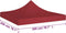 vidaXL - Partytentdak - 270 g/m² - 2x2 m bordeauxrood