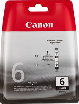 Canon BCI-6 - Inkcartridge - Origineel - Zwart (3 stuks)
