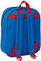Superman - Schoolrugzak - 27x22x10 cm - Blauw