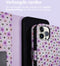 iMoshion Hoesje Geschikt voor iPhone 12 Pro / 12 Hoesje Met Pasjeshouder - iMoshion Design Bookcase smartphone - Meerkleurig / Purple Flowers