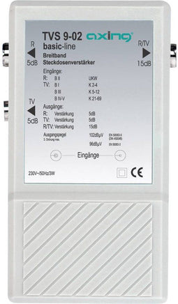 Axing TVS 9-02 - Multirangeversterker - TV FM 10 dB