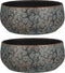 Mica Decorations Bloempot - koperkleurig - schaal - 37 x 15 cm - plantenpotten