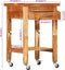 vidaXL - Keukentrolley - 55x55x89 - cm - massief - acaciahout