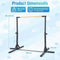Coast Horizontale Gymnastiekstang - 12 Verstelbare Hoogtes (85-145 cm) - Paars/Blauw/Roze/Zwart