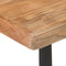 vidaXL Bistrotafel - 60x60x76 cm - massief acaciahout - bruin