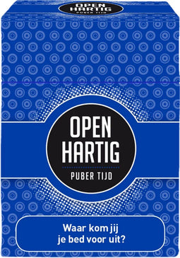 Openhartig - Puber Tijd - Storytelling spel met 100 vragen en opdrachten