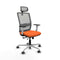 Piqueras y Crespo 1B086G2 - Bureaustoel - Verstelbare hoogte 50-62 cm - Oranje