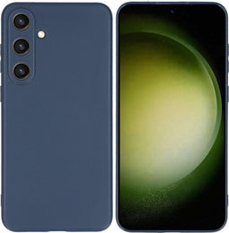 iMoshion Hoesje Geschikt voor Samsung Galaxy S24 Plus Hoesje Siliconen - iMoshion Color Backcover - Donkerblauw