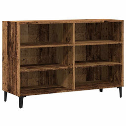 vidaXL - Dressoir - 103,5x35x70 - cm - bewerkt - hout - oud - houtkleurig