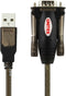 UNITEK Y-105 USB 1.1 zu Seriell Konverter RS-232, Kabel 140cm, Serielle Schnittstelle, die HotPlug, Kompatibel mit Windows, Server2003, Server2008, Linux, Schwarz