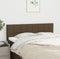 vidaXL - Hoofdborden - 2 - st - 72x5x78/88 - cm - stof - donkerbruin
