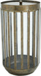 PTMD Salin Windlicht - 20,2 x 20,5 x 37 cm - Ijzer - Messing