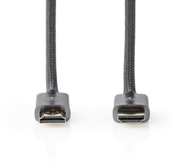 Nedis CVTB34000GY100 - High Speed HDMI met ethernet - 4K@60Hz - Grijs