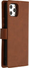 iMoshion Hoesje Geschikt voor iPhone 11 Pro Max Hoesje Met Pasjeshouder - iMoshion Uitneembare 2-in-1 Bookcase met rits - Bruin