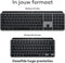 Logitech MX Keys S - Draadloos Toetsenbord voor Mac - Azerty FR - Donkergrijs