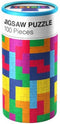 Tetris - beker & puzzelset - 100 stukjes - zwart
