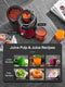 Royalty Line® PJ19001 Sapcentrifuge - Juicer Voor Groenten & Fruit - Juicers Met 1500ml Pulpcontainer & 450ml Sapbeker - BPA Vrij - 3 Snelheden - 700W - Rood