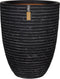 Capi Europe - Vaas elegant laag Row NL - 46x58 - Antraciet - Opening Ø38 - Bloempot voor binnen en buiten - Levenslang garantie - Breukbestendig - 100% Recyclebaar - CO2 Neutraal geproduceerd - KRWZ783
