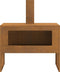 vidaXL - Vuurtoren - met - Schouw - 80x50x96 - cm - Weerbestendig - Staal
