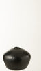 J-Line vaas Laag - keramiek - zwart