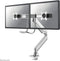 Neomounts NM-D775DXSILVER - Monitorarm voor 2 schermen - Verstelbaar - Zilver