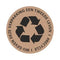 Klika - Etiket bruin 60mm #RECYCLE 250 stuks - 7 stuks