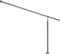 Monzana Trapleuning 160 cm - RVS - Verstelbaar - Modern