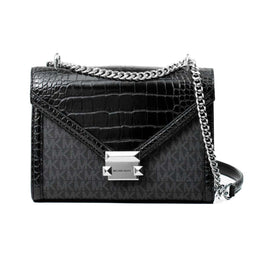 Schoudertas Michael Kors Whitney Zwart 24 x 18 x 8 cm