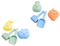 Set vormpjes - Hark en schep - Pastel