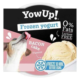 YowUp! - Frozen Yoghurt Bacon Cake - Lactosevrij yoghurtijsje voor honden en katten - 110 gr