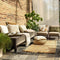 Dutch Decor OLIVIA - Kussenhoes 45x45 cm Semolina - beige - met rits