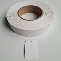 Klika - Hangetiket op rol 30x50 mm blank no perf - 10 stuks