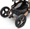 Mio Amore Bologna - 3-in-1 Kinderwagen incl. Autostoel - Luxueus Italiaans Design - Goudkleurig