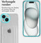 iMoshion Hoesje Geschikt voor iPhone 15 Hoesje Met Pasjeshouder - iMoshion Softcase Backcover met pashouder 3.0 - Transparant