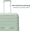 BlockTravel Palma S - Reiskoffer - Vergrootbaar 38-43L - Ingebouwd TSA Slot - Mint groen