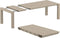 Uitschuifbare Tuintafel - Siesta Vegas Medium 180/220 cm - Stijlvol Taupe - Perfect voor Buitenfeesten en Gezellige Diners