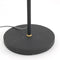 Mexlite Nove 1322ZW - Vloerlamp - Draaibaar & Kantelbaar - Zwart/Goud