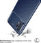 iMoshion Hoesje Geschikt voor Samsung Galaxy A33 Hoesje Siliconen - iMoshion Carbon Softcase Backcover - Blauw