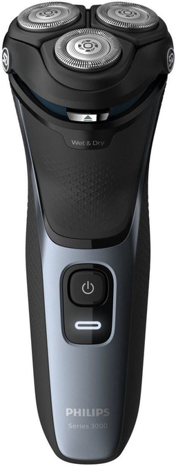 Philips 3000-Series - Wet & Dry Elektrisch Scheerapparaat - Baardtrimmer - Grijs Zwart