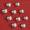 Sigel magneten - 10x10mm - rond - C5 sterk - zilver - 10 stuks - SI-BA701