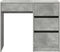 vidaXL - Grijs - Schrijfbureau - Betonnen - grijs - Beton - Standaard - Opslag