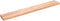 vidaXL - Wastafelblad - 220x30x6 - behandeld - massief - hout - lichtbruin