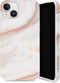 Selencia iPhone 15 Plus - Backcover - 100% gerecycled - Wit Marmer