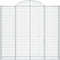 vidaXL - Schanskorven - 7 - st - gewelfd - 200x30x180/200 - cm - ijzer