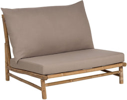 TODI - Fauteuil - Lichthout/Taupe - Bamboe