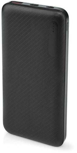 Nedis UPBKPD10000BK - Powerbank 10000 mAh - USB-C PD 2.0 18W - Zwart