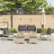 vidaXL - 6-delige - Tuin - Sofa - Set - met - Kussens - - - Lichtgrijs - Poly - Rattan