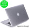 Lunso Geschikt voor MacBook Pro 15 inch (2012-2015) cover hoes - case - Glanzend Transparant
