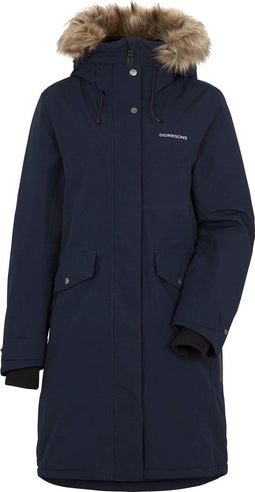 Didriksons ERIKA WNS PARKA - Dames Outdoorjas - Wind- en waterdicht - Dark Night Blue